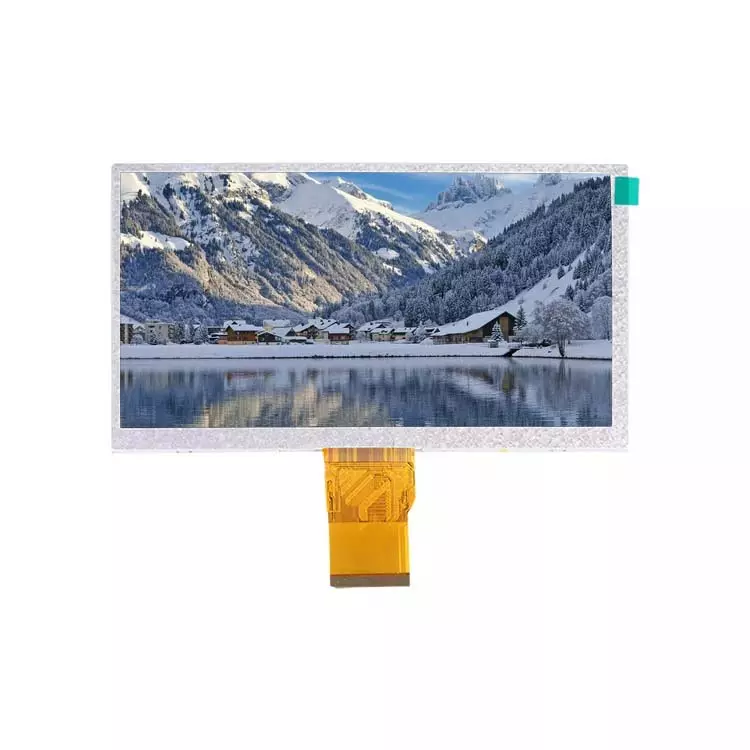 7.0 Inch/7 inch  800x480 Resolution RGB TFT LCD Display 6 O’CLOCK Viewing Transmissive LCD Thin Thickness Direction RGB TFT LCD Display for Moniter