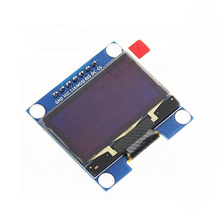 1.3 inch OLED PMOLED with PCB for Industrial Display, 128x64 Pixel SH1106 Driver IC 6 O’clock viewing IIC Interface 7 Pin